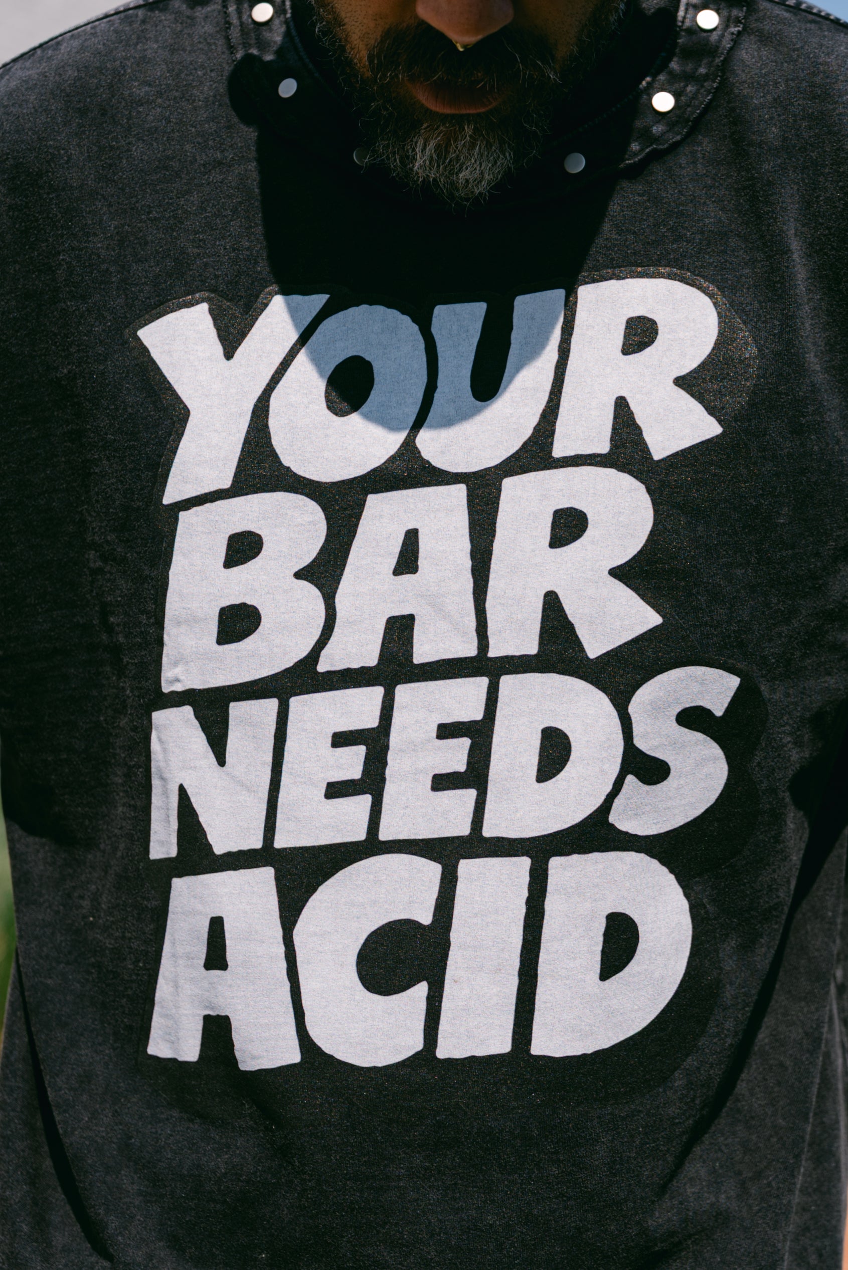 Your Bar Needs Acid Washed Boxy T-Shirt